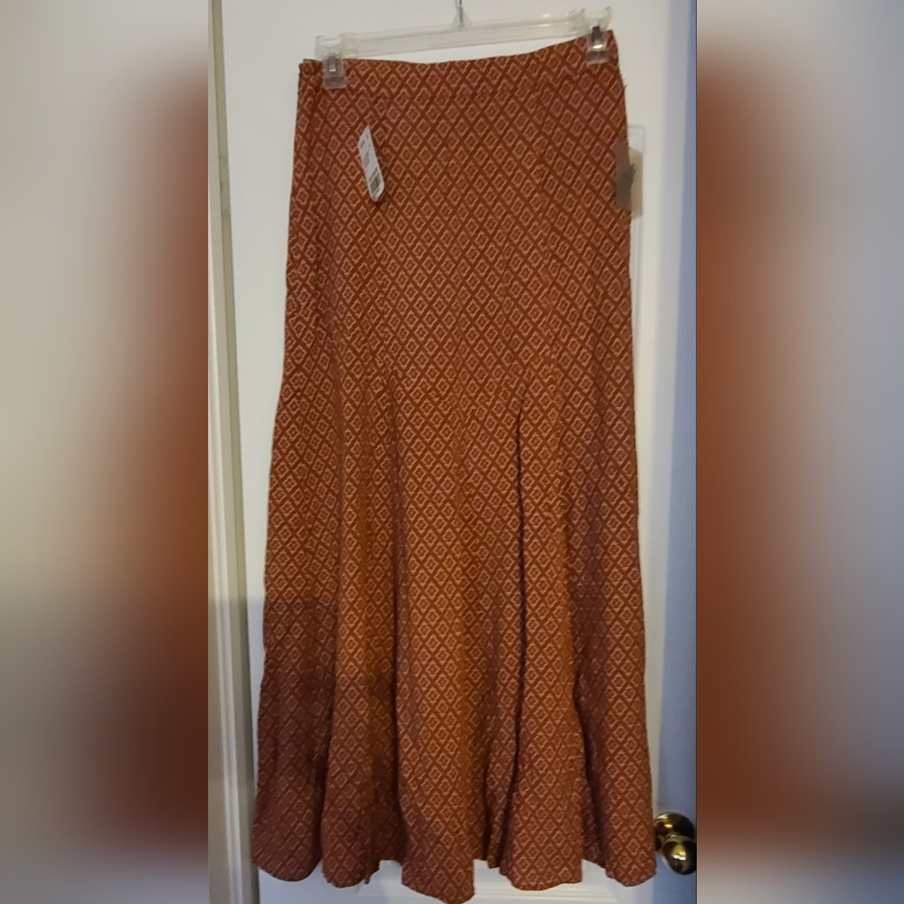 Floor length skirt